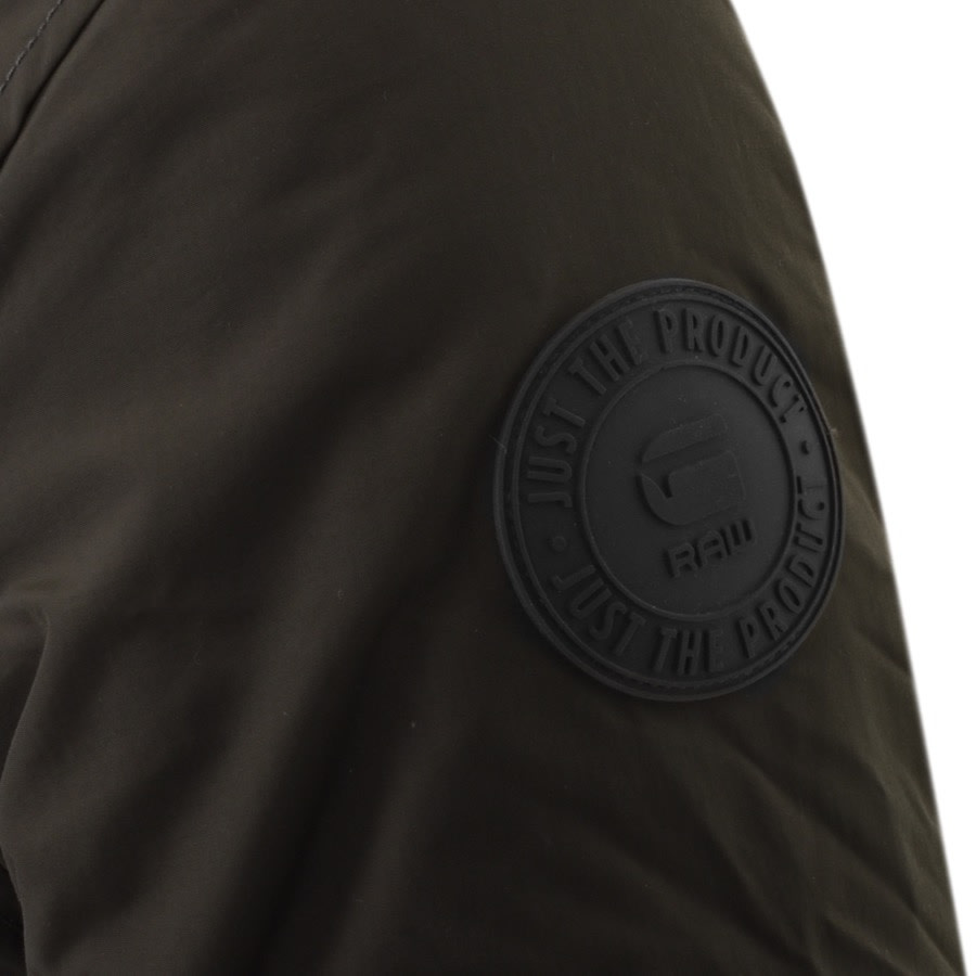 Alternative Image for ProductG Star Raw Vodan Padded Hooded Parka Green3
